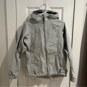 The North Face Gray Raincoat with Hood